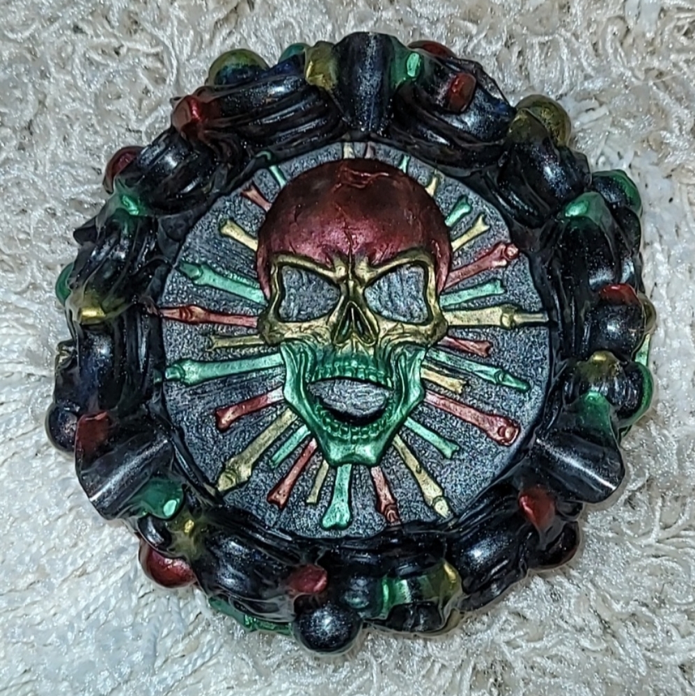 Skull/Flame Ash Tray